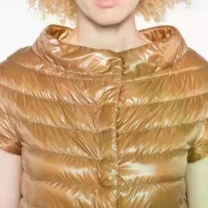 Herno brown puffer jacket with